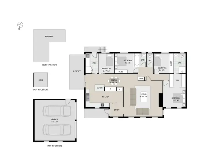 Floorplan of Homely house listing, 24 Kooringal Avenue, Legana TAS 7277