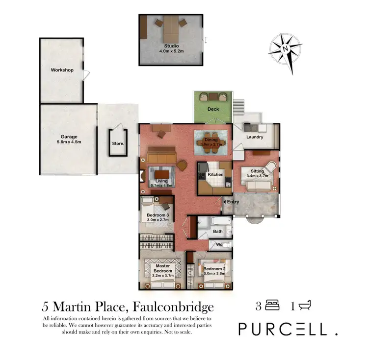 Floorplan of Homely house listing, 5 Martin Place, Faulconbridge NSW 2776