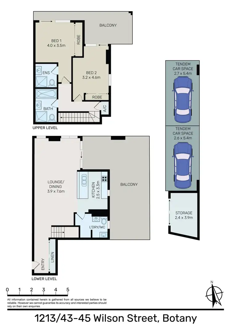 Floorplan of Homely unit listing, 1213/43-45 Wilson Street, Botany NSW 2019