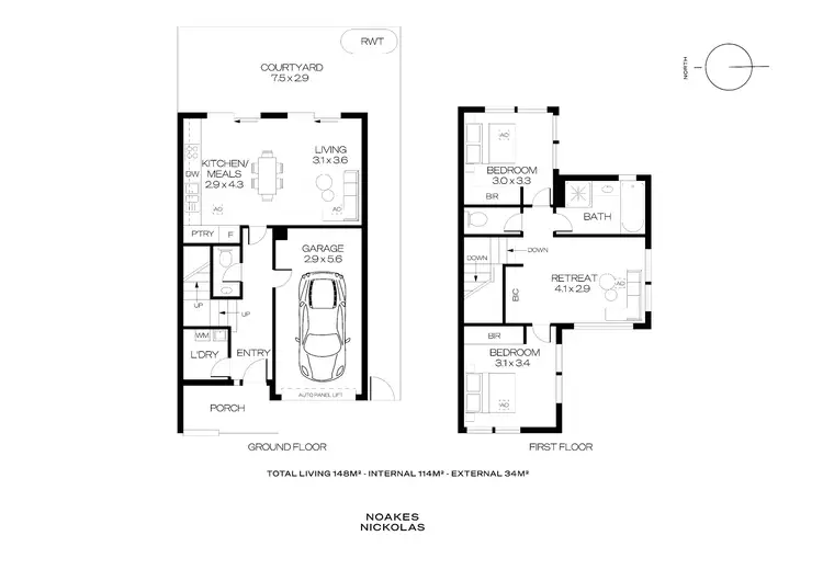 Floorplan of Homely house listing, 1/14 Kenneth Street, Findon SA 5023