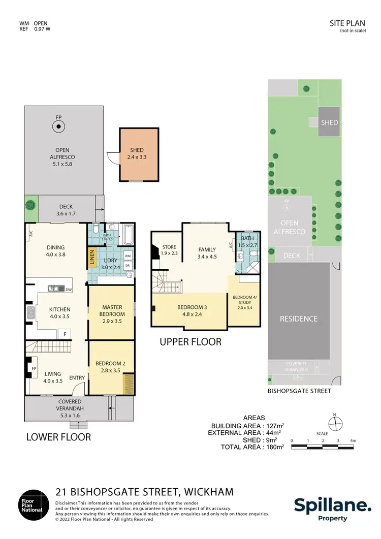 Floorplan of Homely house listing, 21 Bishopsgate Street, Wickham NSW 2293