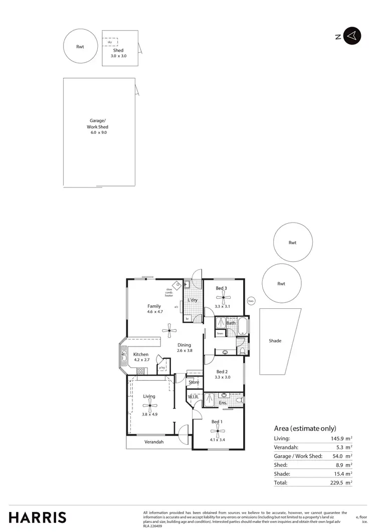 Floorplan of Homely house listing, 6 Fresian Drive, Strathalbyn SA 5255