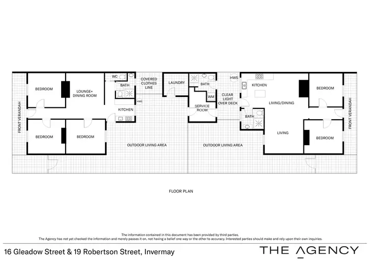 Floorplan of Homely house listing, 19 Robertson and 16 Gleadow Street, Invermay TAS 7248