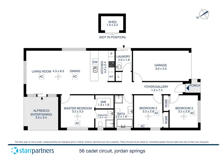 Floorplan of Homely house listing, 56 Cadet Circuit, Jordan Springs NSW 2747
