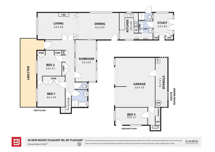 Floorplan of Homely house listing, 90 New Mount Pleasant Road, Mount Pleasant NSW 2519