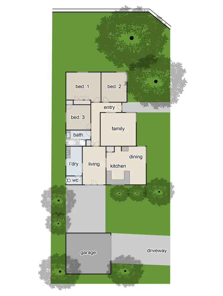 Floorplan of Homely house listing, 48 Wahroonga Avenue, Keysborough VIC 3173