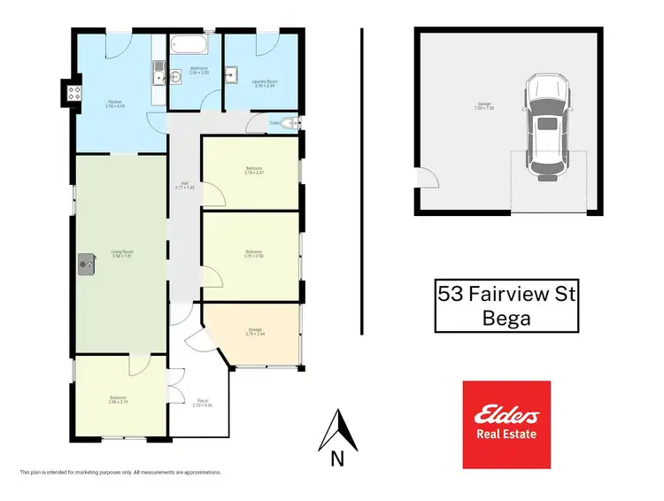 Floorplan of Homely house listing, 53 Fairview Street, Bega NSW 2550