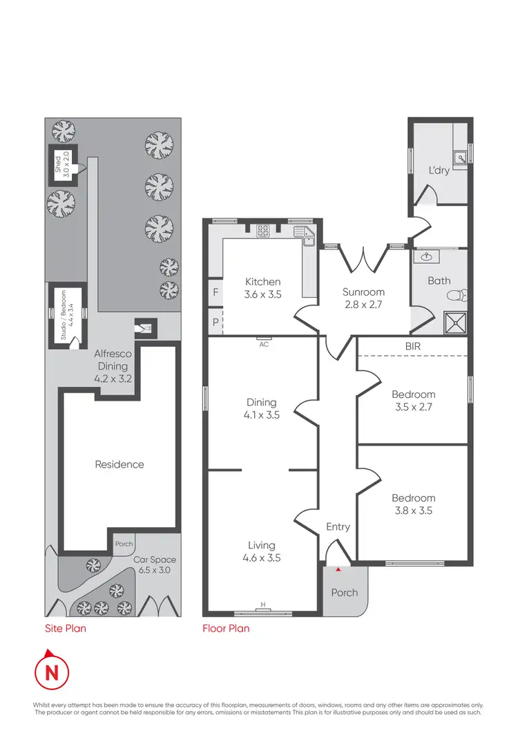 Floorplan of Homely house listing, 108 Farm Street, Newport VIC 3015