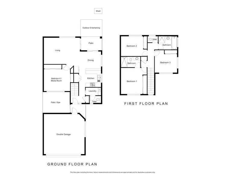 Floorplan of Homely townhouse listing, 30/21-29 Giffin Road, White Rock QLD 4868