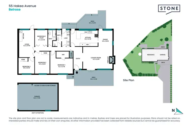 Floorplan of Homely house listing, 55 Hakea Avenue, Belrose NSW 2085