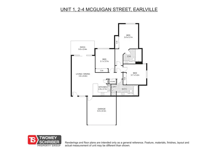 Floorplan of Homely unit listing, 1/2-4 McGuigan Street, Earlville QLD 4870