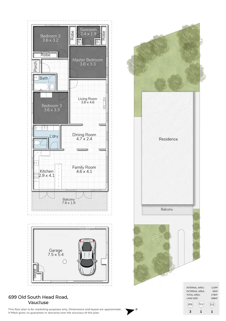 Floorplan of Homely house listing, 699 Old South Head Road, Vaucluse NSW 2030