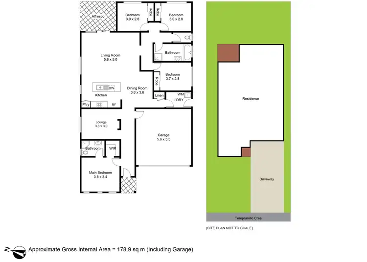 Floorplan of Homely house listing, 24 Tempranillo Crescent, Cessnock NSW 2325