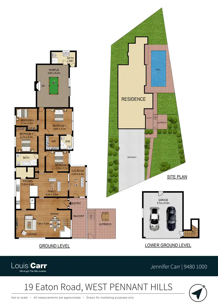 Floorplan of Homely house listing, 19 Eaton Road, West Pennant Hills NSW 2125