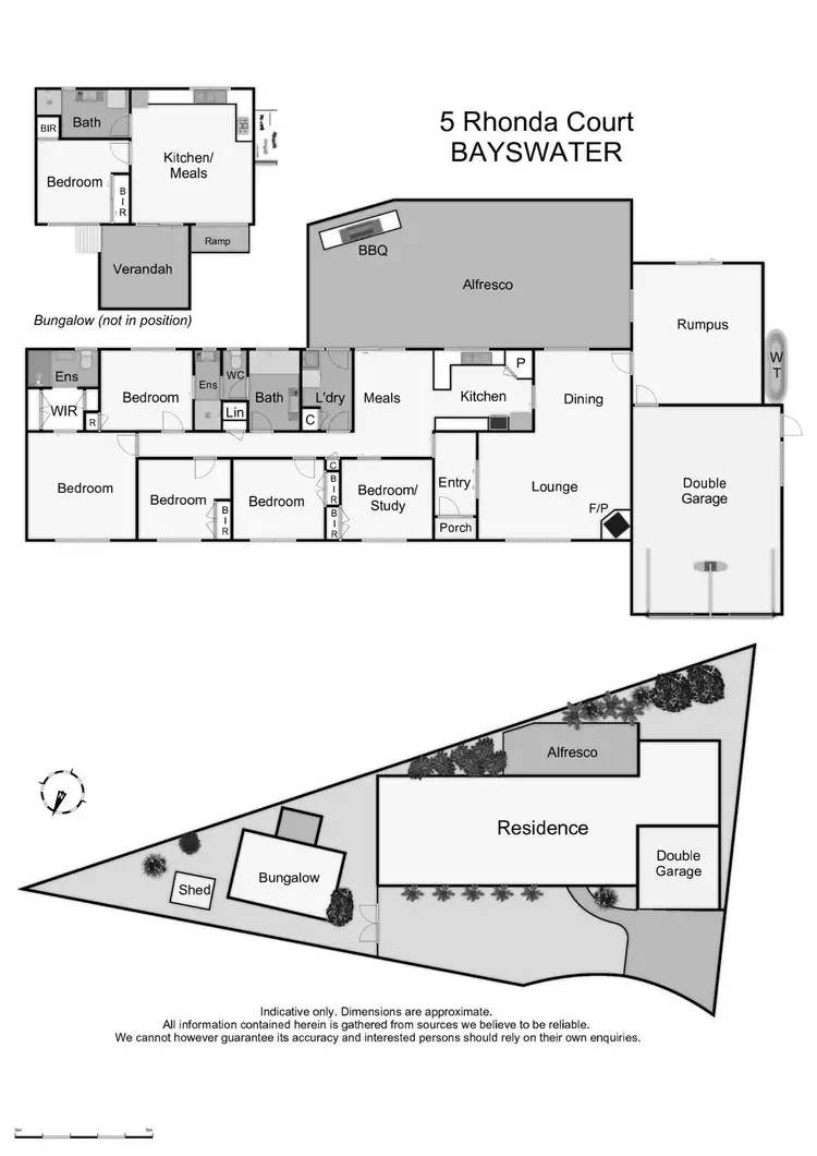 Floorplan of Homely house listing, 5 Rhonda Court, Bayswater VIC 3153