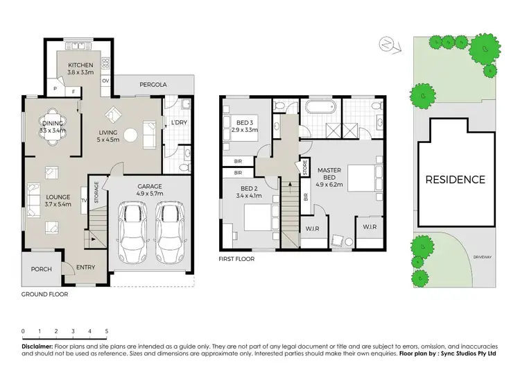 Floorplan of Homely semi-detached listing, 69A Thomas Wilkinson Avenue, Dural NSW 2158