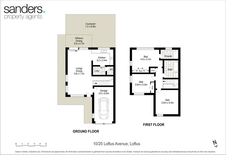 Floorplan of Homely townhouse listing, 10/25-29 Loftus Avenue, Loftus NSW 2232