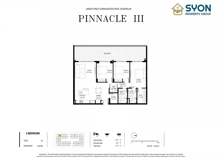 Floorplan of Homely apartment listing, 218/75B Grima Street, Schofields NSW 2762