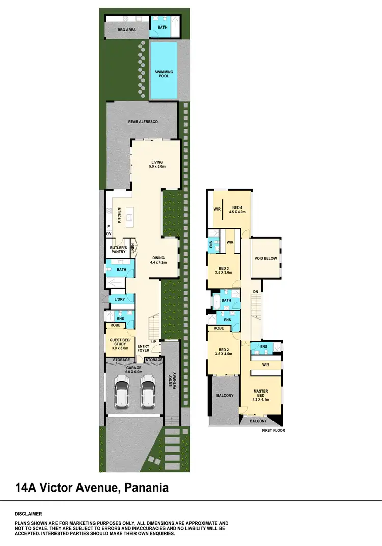 Floorplan of Homely house listing, 14a Victor Avenue, Panania NSW 2213