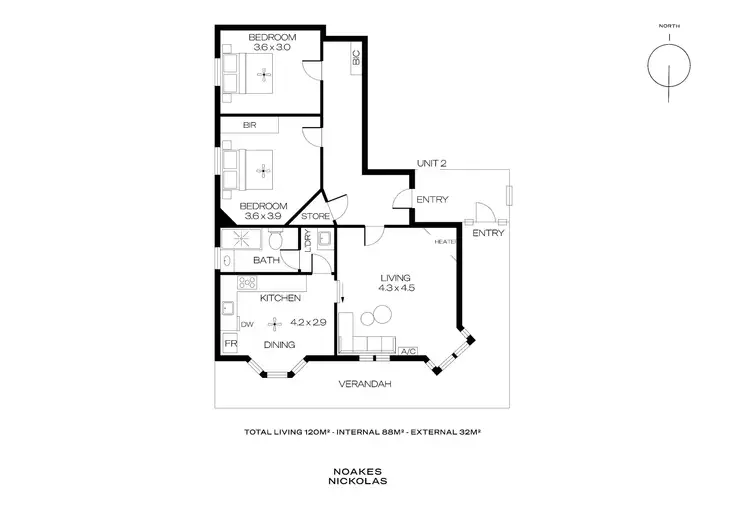 Floorplan of Homely house listing, 1/314 Henley Beach Road, Underdale SA 5032