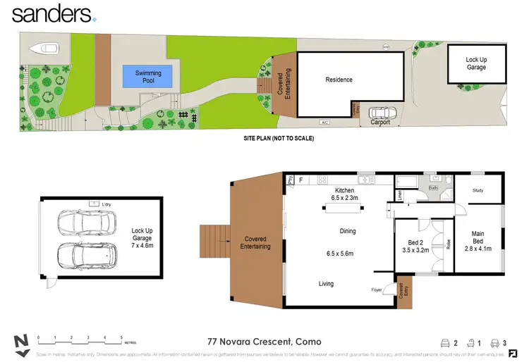 Floorplan of Homely house listing, 77 Novara Crescent, Como NSW 2226