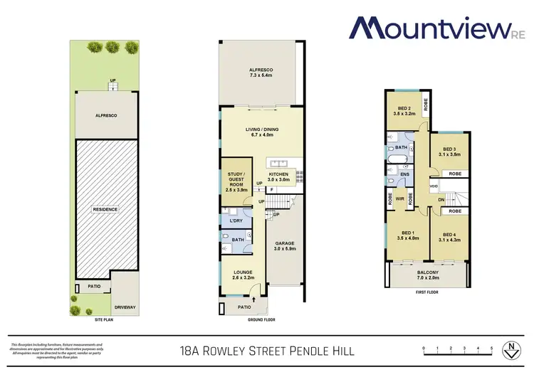 Floorplan of Homely house listing, 18A Rowley Street, Pendle Hill NSW 2145
