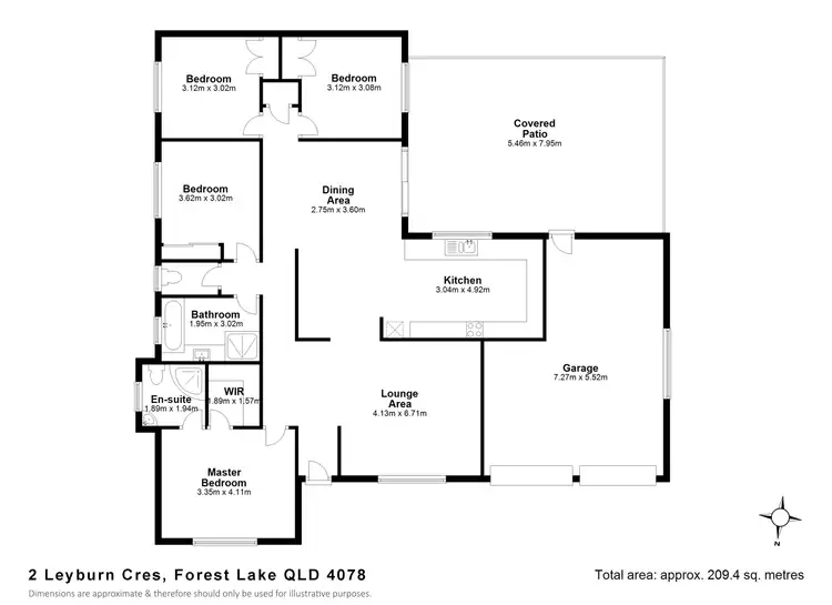 Floorplan of Homely house listing, 2 Leyburn Crescent, Forest Lake QLD 4078