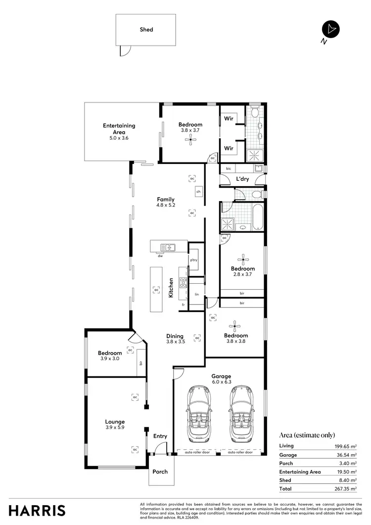 Floorplan of Homely house listing, 26 Benjamin Gray Drive, Littlehampton SA 5250