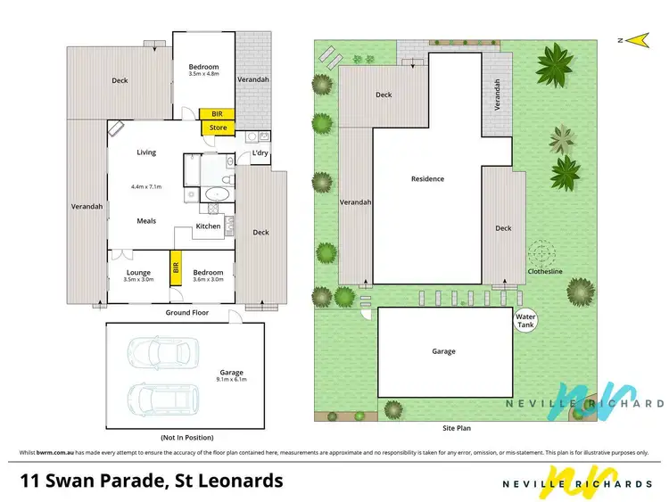 Floorplan of Homely house listing, 11 Swan Parade, St Leonards VIC 3223