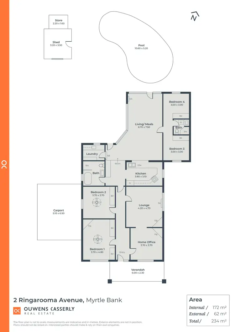 Floorplan of Homely house listing, 2 Ringarooma Avenue, Myrtle Bank SA 5064