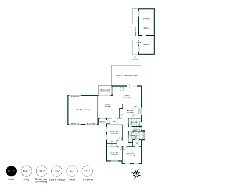 Floorplan of Homely house listing, 11 Parr Street, Nairne SA 5252
