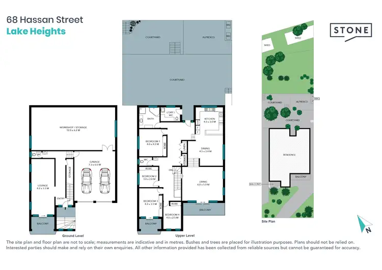 Floorplan of Homely house listing, 68 Hassan Street, Lake Heights NSW 2502