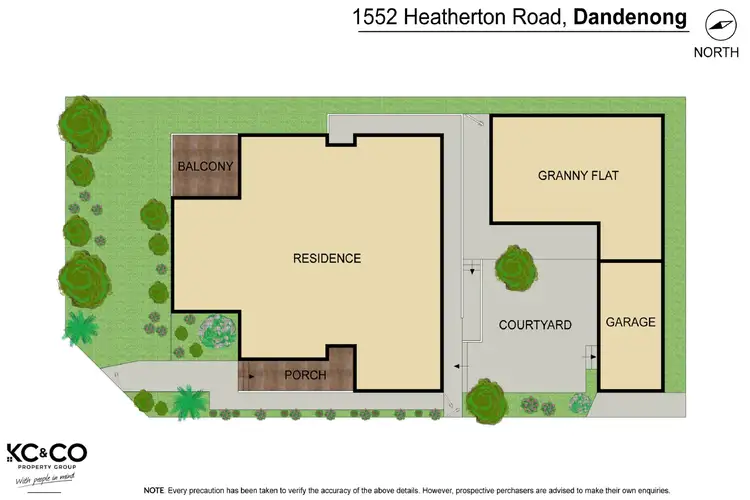 Floorplan of Homely house listing, 1552 Heatherton Road, Dandenong VIC 3175