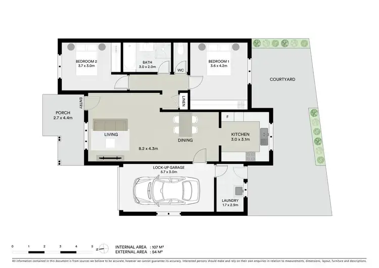 Floorplan of Homely villa listing, 5/34 Boronia Street, Port Macquarie NSW 2444