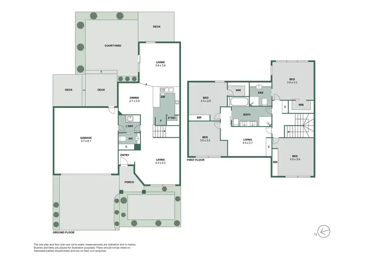 Floorplan of Homely townhouse listing, 4/132 Nepean Highway, Aspendale VIC 3195