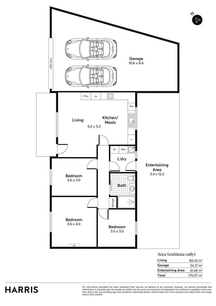 Floorplan of Homely house listing, 39 Waterloo Bay Road, Yorketown SA 5576
