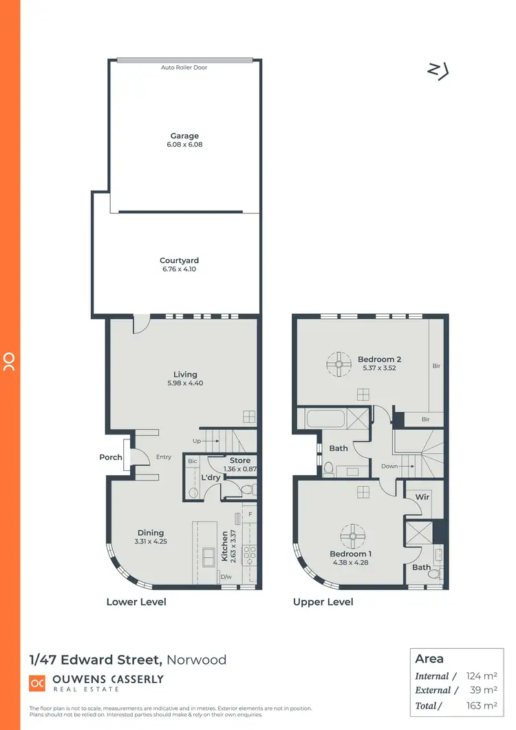 Floorplan of Homely townhouse listing, 1/47 Edward Street, Norwood SA 5067