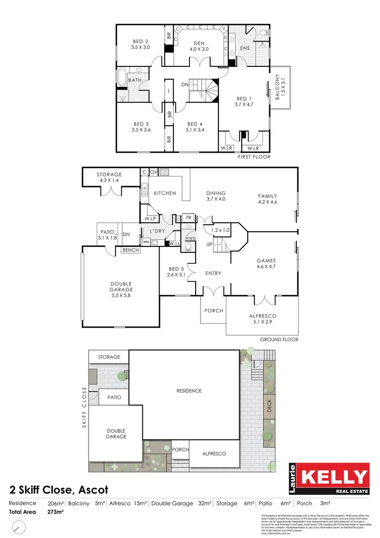 Floorplan of Homely house listing, 2 Skiff Close, Ascot WA 6104