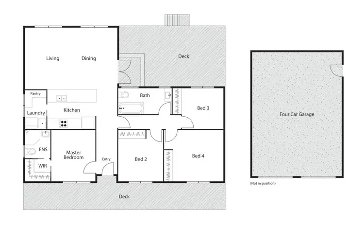 Floorplan of Homely house listing, 78 Hadleigh Circuit, Isabella Plains ACT 2905