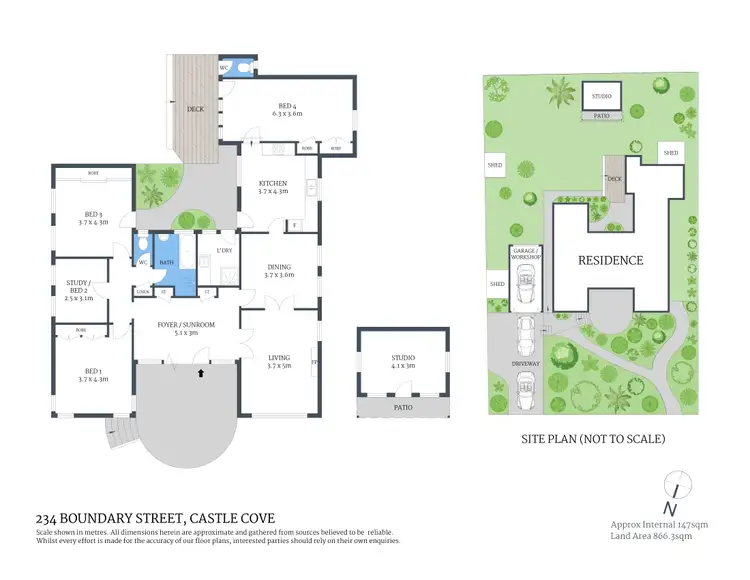 Floorplan of Homely house listing, 234 Boundary Street, Castle Cove NSW 2069