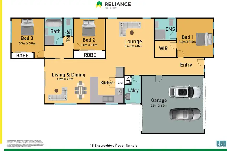 Floorplan of Homely house listing, 16 Snowbridge Road, Tarneit VIC 3029