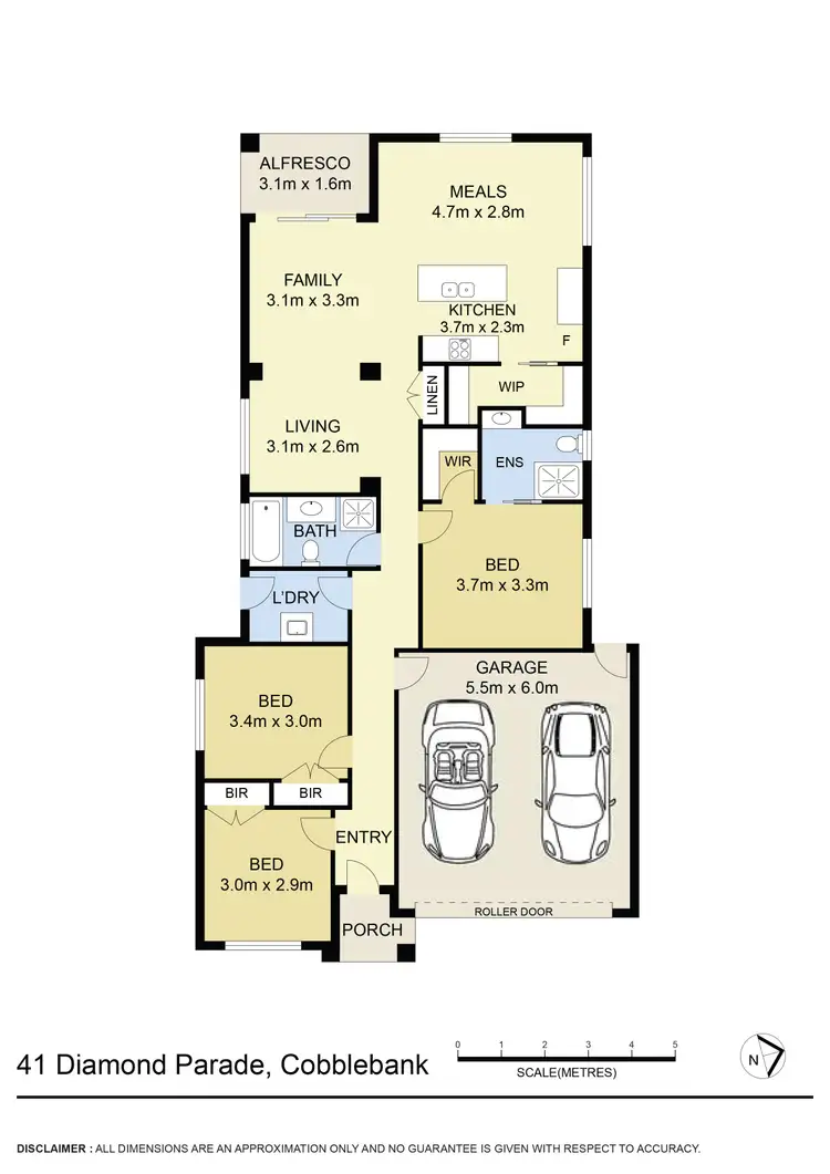 Floorplan of Homely house listing, 41 Diamond Parade, Cobblebank VIC 3338