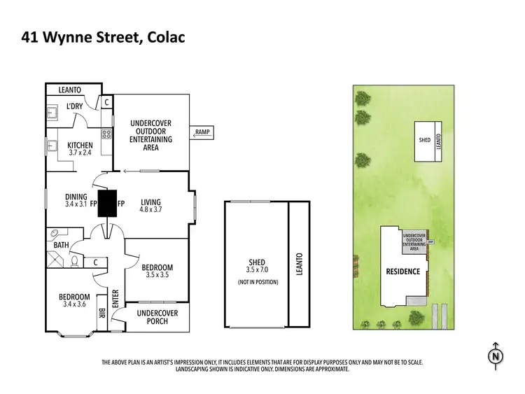 Floorplan of Homely house listing, 41 Wynne Street, Colac VIC 3250
