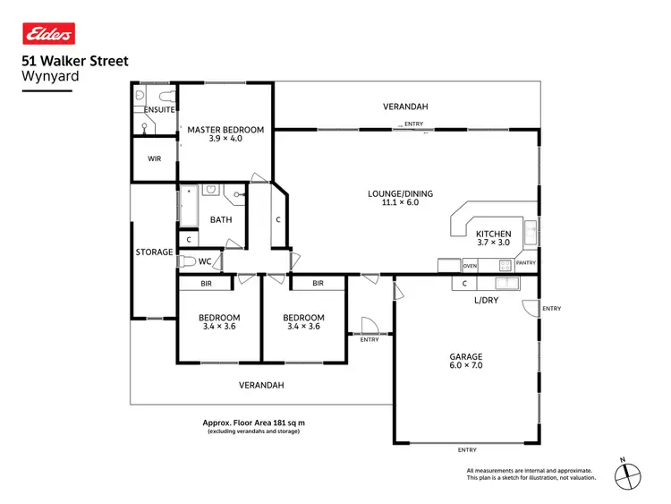 Floorplan of Homely house listing, 51 Walker Street, Wynyard TAS 7325