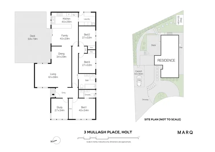 Floorplan of Homely house listing, 3 Mullagh Place, Holt ACT 2615