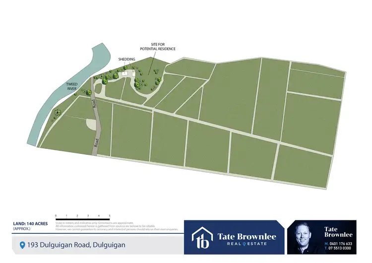 Floorplan of Homely land listing, 193 Dulguigan Road, Dulguigan NSW 2484