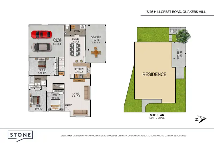 Floorplan of Homely house listing, 17/46 Hillcrest Road, Quakers Hill NSW 2763