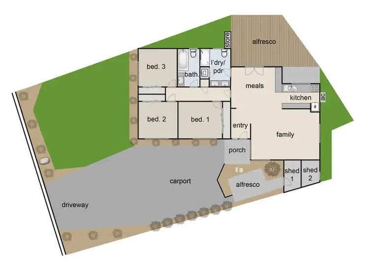 Floorplan of Homely house listing, 13 Amalfi Drive, Endeavour Hills VIC 3802