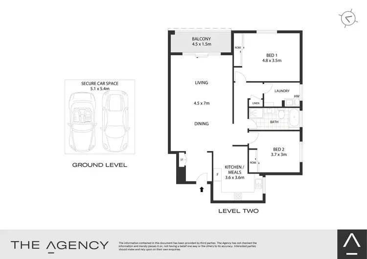 Floorplan of Homely apartment listing, 8/398 Great North Road, Abbotsford NSW 2046