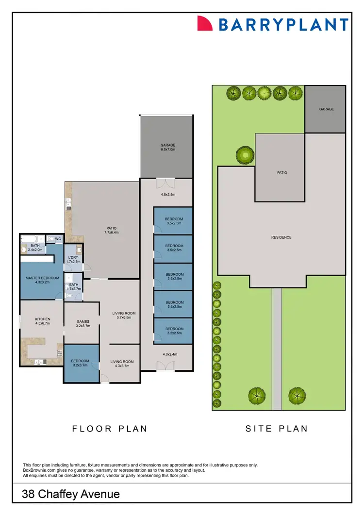 Floorplan of Homely house listing, 38 Chaffey Avenue, Mildura VIC 3500